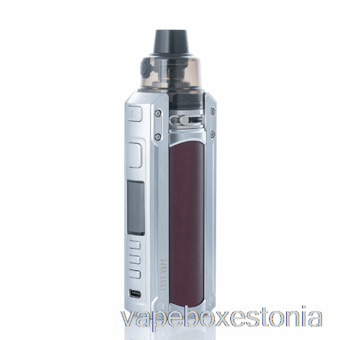 Vape Box Eesti Kadunud Vape Ursa Quest 100w Pod Mod Komplekt Roostevaba / Lilla Süda Puit